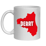 COUNTY DERRY NOVELTY MUG - IRISH COUNTY MUG