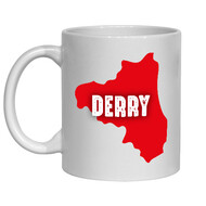 COUNTY DERRY NOVELTY MUG - IRISH COUNTY MUG