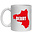 COUNTY DERRY NOVELTY MUG - IRISH COUNTY MUG