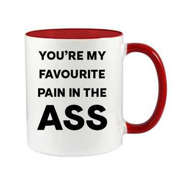 YOU'RE MY FAVOURITE PAIN IN THE ASS - NOVELTY MUG