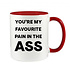 YOU'RE MY FAVOURITE PAIN IN THE ASS - NOVELTY MUG