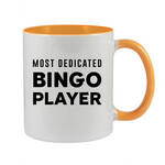 MOST DEDICATED BINGO PLAYER - NOVELTY MUG