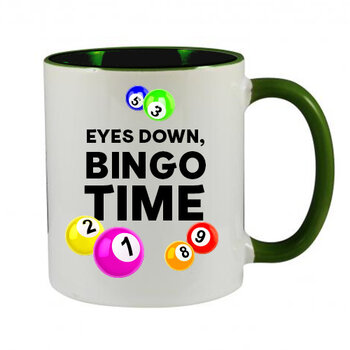 EYES DOWN BINGO TIME - NOVELTY MUG