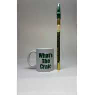 IRISH GIFT IDEAS - IRISH NOVELTY MUG & WALTONS MELLOW D TIN WHISTLE