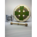 IRISH GIFT IDEAS: NOVELTY MUG & WALTONS 8" CLOGHAN CROSS BODHRAN