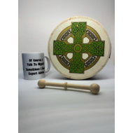 IRISH GIFT SET - NOVELTY MUG & BODHRAN