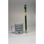IRISH GIFT SET - TIN WHISTLE & IRISH NOVELTY MUG