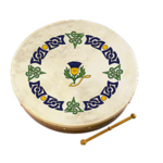 WALTONS - 18" SCOTS THISTLE BODHRAN DRUM