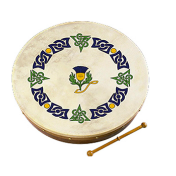 WALTONS - 18" SCOTS THISTLE BODHRAN DRUM