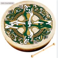WALTONS 15" CELTIC CROSS BODHRAN
