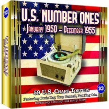 U.S. NUMBER ONES, JANUARY 1950 - DECEMBER 1955 - VARIOUS ARTISTS (3 CD SET)