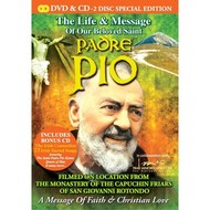 PADRE PIO - THE LIFE AND MESSAGE OF OUR BELOVED SAINT (DVD & CD Set)...
