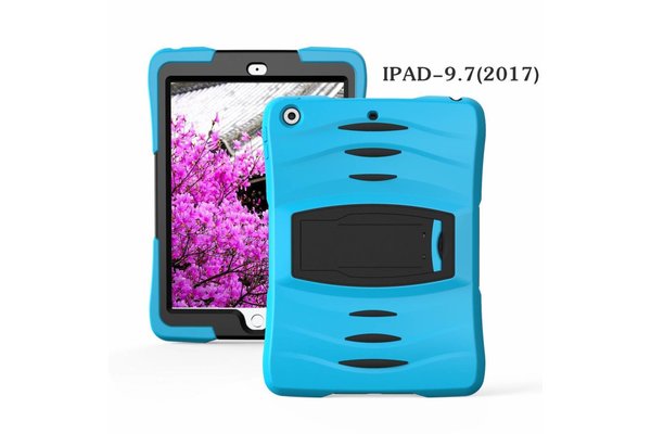 iPadspullekes.nl iPad 2017 hoes Protector licht blauw