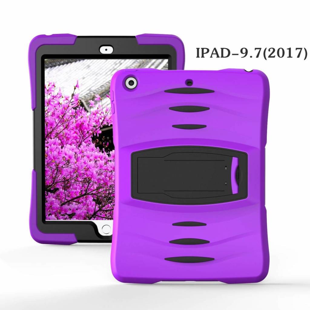 iPad 2017 hoes Protector paars