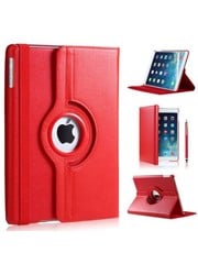 iPadspullekes.nl iPad 2018 hoes 360 graden rood leer