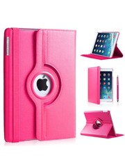 iPadspullekes.nl iPad 2018 hoes 360 graden roze leer