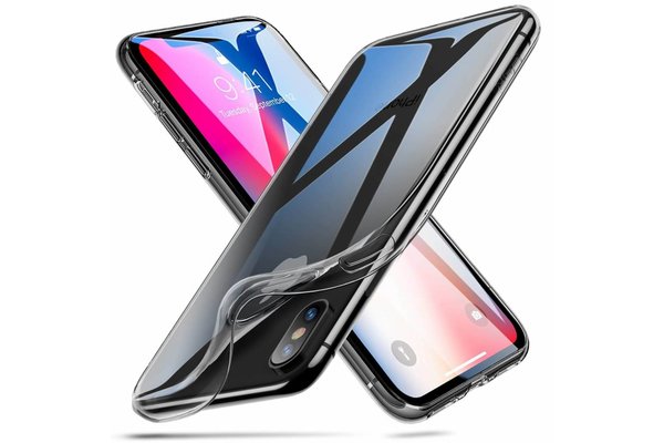 ESR iPhone 8 Plus hoesje ultra dunne Zwart zacht TPU