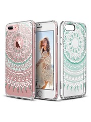 ESR iPhone 8 hoes mandala Ibiza mint zacht TPU