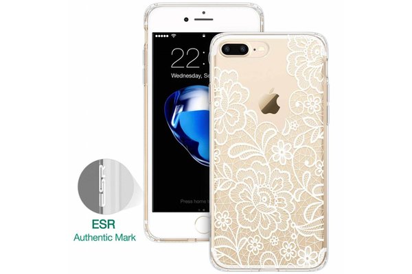 ESR iPhone 8 hoes mandala Ibiza wit zacht TPU