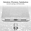 ESR iPhone 7 hoes glitter zilver chique design zacht TPU