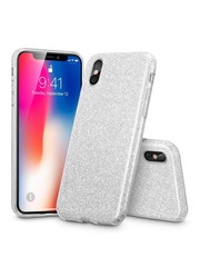 ESR iPhone 8 hoes glitter zilver chique design zacht TPU