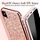 ESR iPhone X hoes roze glinsters chique design zacht