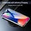 ESR iPhone 8 Plus hoes met transparante glazen achterkant