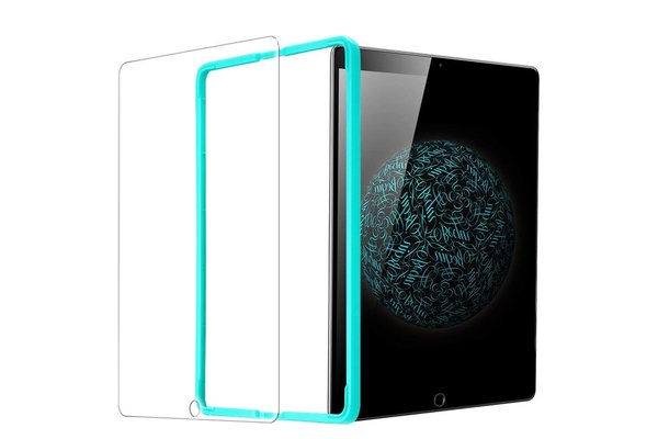 ESR iPad 2017 Screenprotector (Glas) met installatie frame