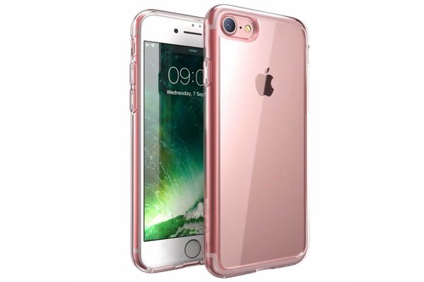 i-Blason I-Blason iPhone 7 Plus  Bumper Case transparant / roze goud