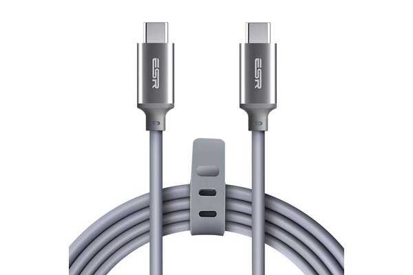 ESR USB C naar USB C 3.1 kabel 1 meter Grijs