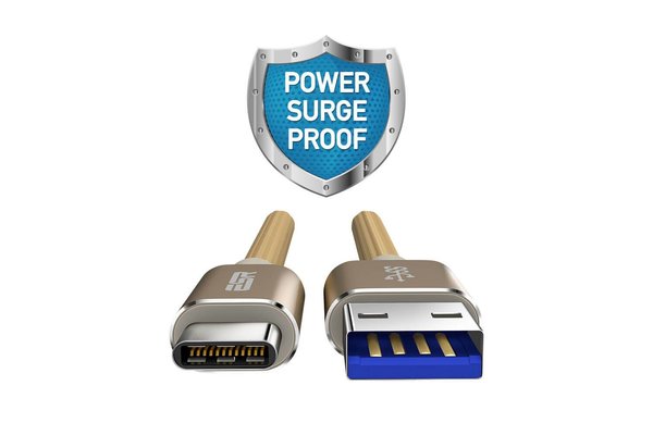 ESR USB 3.0 naar USB C kabel 1 meter Goud