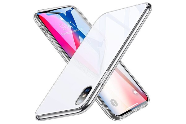 ESR iPhone XS hoes met witte glazen achterkant