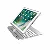 iPadspullekes.nl iPad 2018 toetsenbord met afneembare case zilver