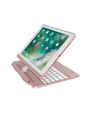 iPadspullekes.nl iPad 2018 toetsenbord met afneembare case roze