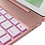 iPadspullekes.nl iPad 2017 toetsenbord met afneembare case roze