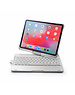 iPadspullekes.nl iPad Pro 11 toetsenbord draaibare case zilver