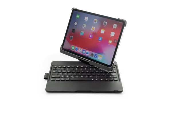 iPadspullekes.nl iPad Pro 11 toetsenbord draaibare case zwart