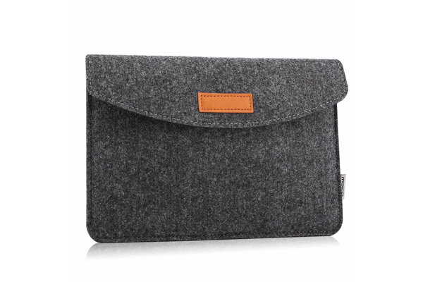 iPadspullekes.nl iPad 2018 sleeve donker grijs