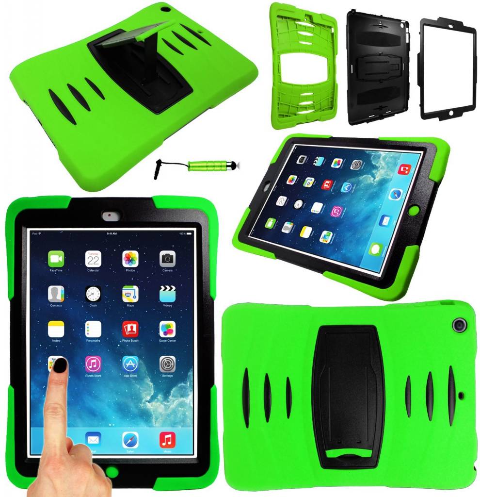 Genre Toestemming Slovenië iPad Protector hoes groen - Gratis Verzending NL & BE - iPadspullekes