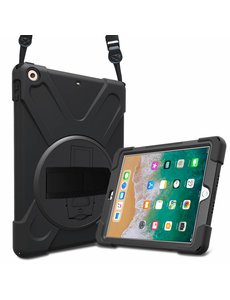iPadspullekes.nl iPad Air 11 Inch 2024 / 2022 / 2020 10.9-Inch Protector Hoes met handvat en schouderriem en standaard