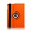 iPadspullekes.nl iPad Air 2 hoes 360 graden oranje leer