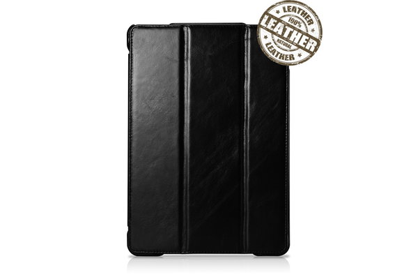 IcareR iPad 2018 Smart Cover Leer Zwart