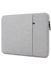 iPadspullekes.nl Laptop sleeve - 11.6 inch - licht grijs - Spatwaterproof - Ritsluiting - tablet sleeve - iPad sleeve - universeel