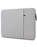 iPadspullekes.nl Laptop sleeve - 11.6 inch - licht grijs - Spatwaterproof - Ritsluiting - tablet sleeve - iPad sleeve - universeel