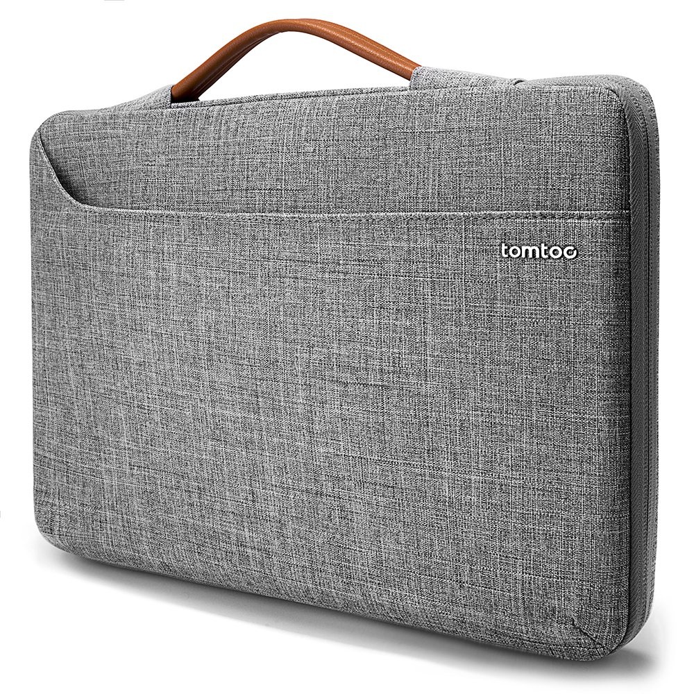 Tomtoc Laptop  tas  15  5 inch  Grijs iPadspullekes