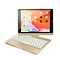 iPadspullekes.nl iPad 2019 10.2 toetsenbord draaibare case goud