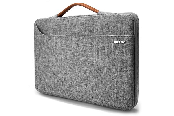 Tomtoc Tomtoc - Laptop & MacBook Sleeve - 15.5 inch - Laptop tas - Grijs