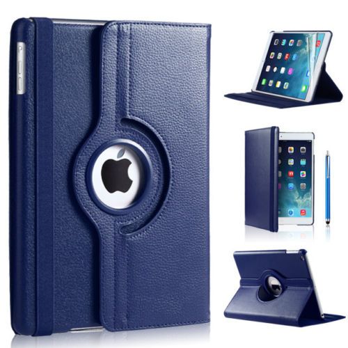 iPad Pro 10.5 hoes 360 graden blauw leer Bestel Nu! -
