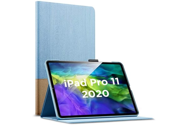 ESR iPad Pro 11 (2018/2020) hoes Design Blauw/Bruin