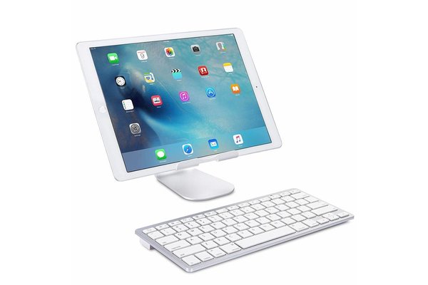 iPadspullekes.nl iPad Mini 1/2/3 draadloos bluetooth toetsenbord wit